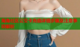 海角社区公交卡充值详细步骤及注意事项解析