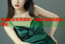 海角社区收费高吗？功能丰富体验超值揭秘