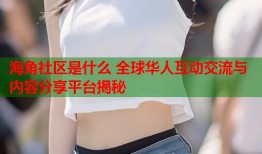 海角社区是什么 全球华人互动交流与内容分享平台揭秘