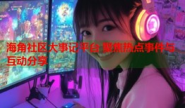 海角社区大事记平台 聚焦热点事件与互动分享