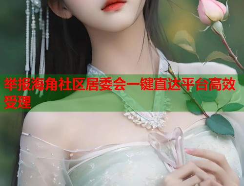 举报海角社区居委会一键直达平台高效受理