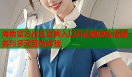 海角官方社区官网入口开启便捷生活服务与多元互动体验
