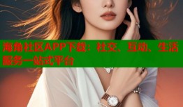 海角社区APP下载：社交、互动、生活服务一站式平台