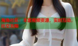海角社区：丰富视频资源，实时互动，社交无限