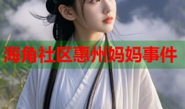 海角社区惠州妈妈事件