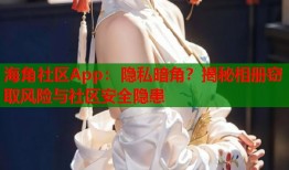 海角社区App：隐私暗角？揭秘相册窃取风险与社区安全隐患