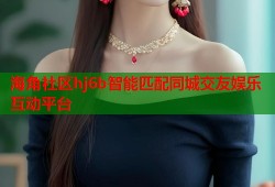 海角社区hj6b智能匹配同城交友娱乐互动平台