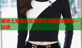 痞幼上海角社区智慧生活圈政务便民一站通