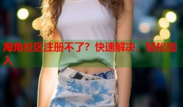海角社区注册不了？快速解决，轻松加入