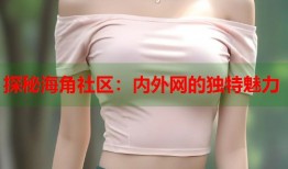探秘海角社区：内外网的独特魅力