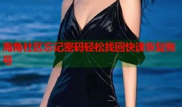 海角社区忘记密码轻松找回快速恢复账号