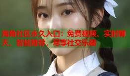 海角社区永久入口：免费视频、实时聊天、智能推荐，尽享社交乐趣