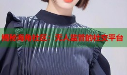揭秘海角社区：无人监管的社交平台