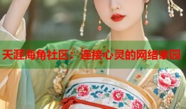 天涯海角社区：连接心灵的网络家园