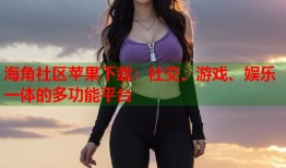 海角社区苹果下载：社交、游戏、娱乐一体的多功能平台