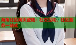 海角社区网页登陆：社交互动、社区服务一站式