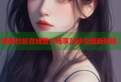 海角社区在线登入畅享互动交流新体验