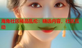 海角社区精品乱伦：精选内容，社区互动