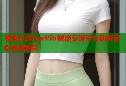 海角社区hja45b智能交流平台助你轻松连接精彩
