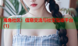 海角社区：信息交流与社交互动平台(1)