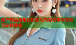 国产精品海角社区多元内容分享与实时互动新体验