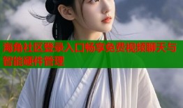 海角社区登录入口畅享免费视频聊天与智能硬件管理