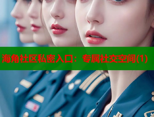 海角社区私密入口：专属社交空间(1)