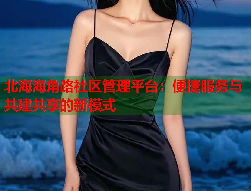 北海海角路社区管理平台：便捷服务与共建共享的新模式