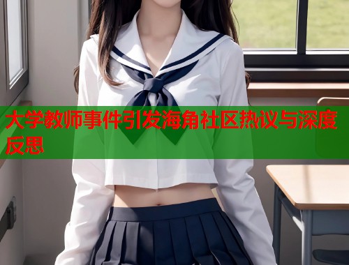 大学教师事件引发海角社区热议与深度反思